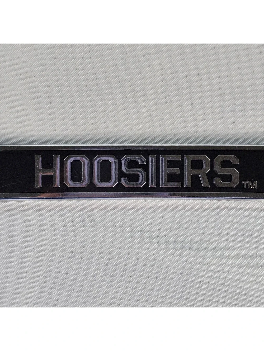 Indiana University Hoosiers License Plate Frame Chrome IU Logo Team Sports NEW